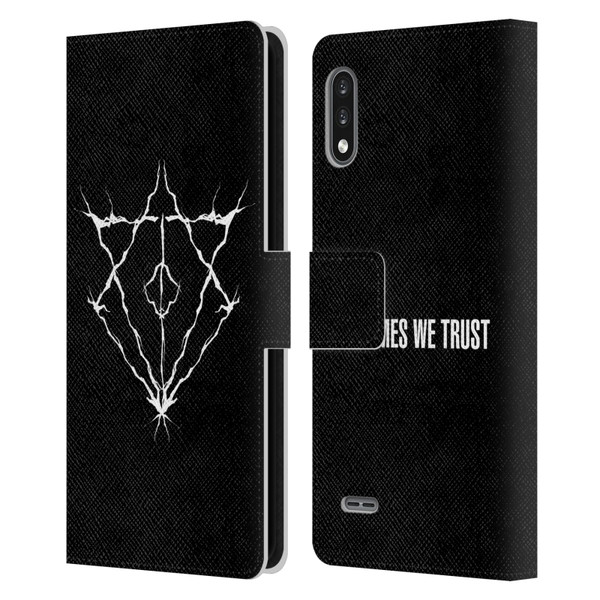 In Flames Metal Grunge Jesterhead Logo Leather Book Wallet Case Cover For LG K22