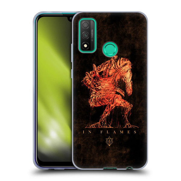In Flames Metal Grunge Creature Soft Gel Case for Huawei P Smart (2020)