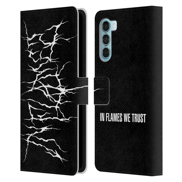In Flames Metal Grunge Metal Logo Leather Book Wallet Case Cover For Motorola Edge S30 / Moto G200 5G