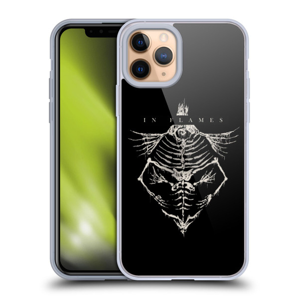 In Flames Metal Grunge Jesterhead Bones Soft Gel Case for Apple iPhone 11 Pro