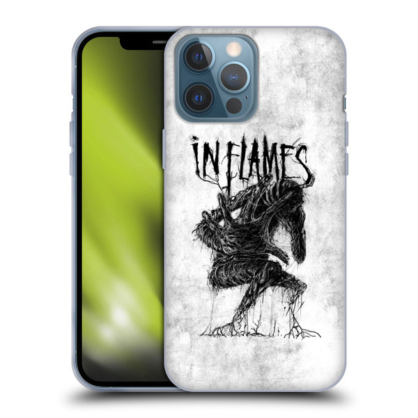 In Flames Metal Grunge Big Creature Soft Gel Case for Apple iPhone 13 Pro Max