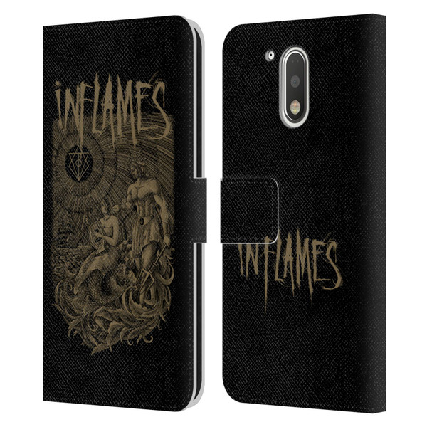 In Flames Metal Grunge Adventures Leather Book Wallet Case Cover For Motorola Moto G41