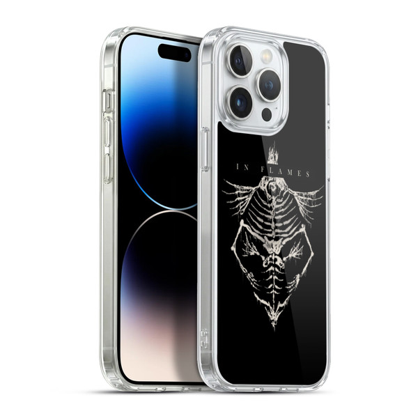 In Flames Metal Grunge Jesterhead Bones Soft Gel Case for Apple iPhone 13 Pro Max & MagSafe