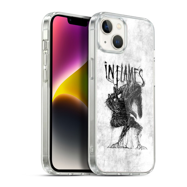 In Flames Metal Grunge Big Creature Soft Gel Case for Apple iPhone 14 Plus & MagSafe