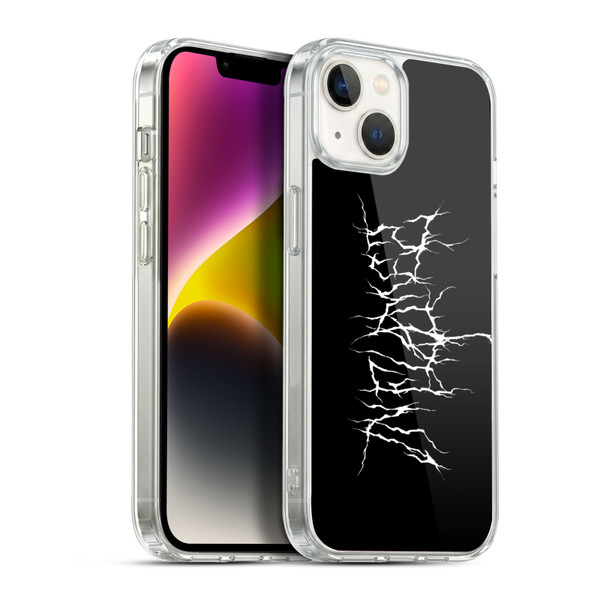 In Flames Metal Grunge Metal Logo Soft Gel Case for Apple iPhone 14 Plus & MagSafe