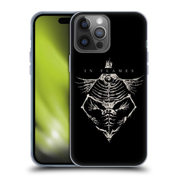 In Flames Metal Grunge Jesterhead Bones Soft Gel Case for Apple iPhone 14 Pro Max