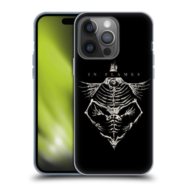 In Flames Metal Grunge Jesterhead Bones Soft Gel Case for Apple iPhone 14 Pro