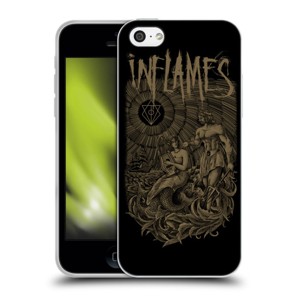 In Flames Metal Grunge Adventures Soft Gel Case for Apple iPhone 5c