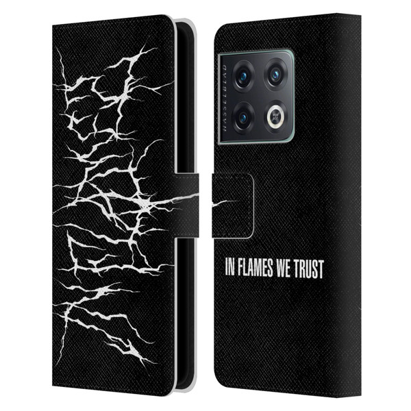 In Flames Metal Grunge Metal Logo Leather Book Wallet Case Cover For OnePlus 10 Pro