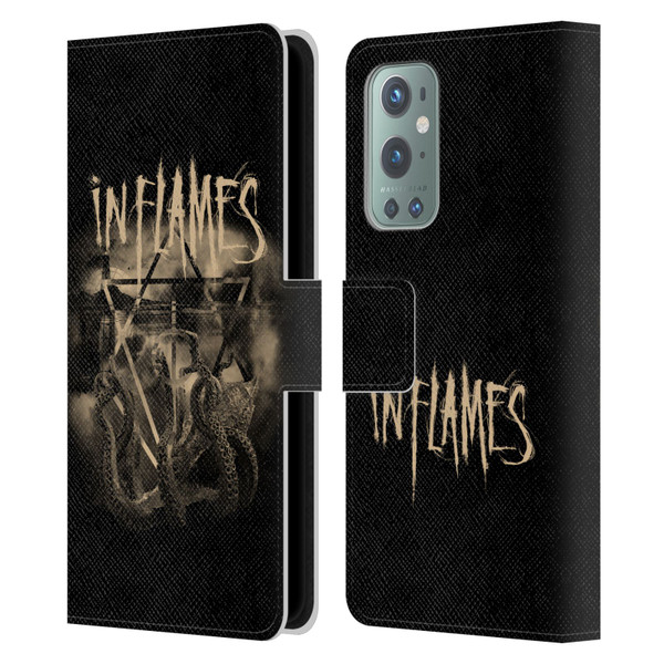 In Flames Metal Grunge Octoflames Leather Book Wallet Case Cover For OnePlus 9