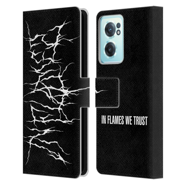 In Flames Metal Grunge Metal Logo Leather Book Wallet Case Cover For OnePlus Nord CE 2 5G