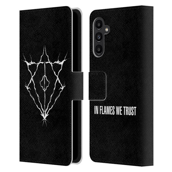 In Flames Metal Grunge Jesterhead Logo Leather Book Wallet Case Cover For Samsung Galaxy A13 5G (2021)