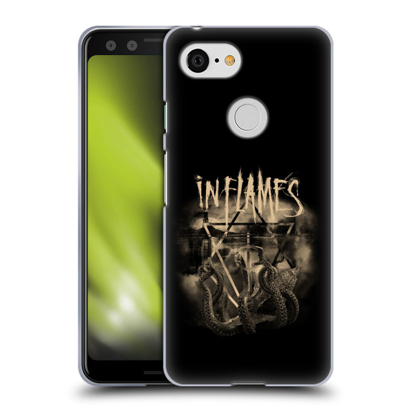 In Flames Metal Grunge Octoflames Soft Gel Case for Google Pixel 3