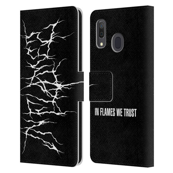 In Flames Metal Grunge Metal Logo Leather Book Wallet Case Cover For Samsung Galaxy A33 5G (2022)