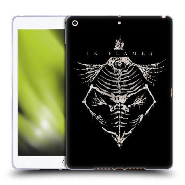 In Flames Metal Grunge Jesterhead Bones Soft Gel Case for Apple iPad 10.2 2019/2020/2021
