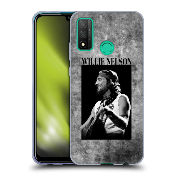 Willie Nelson Grunge Black And White Soft Gel Case for Huawei P Smart (2020)