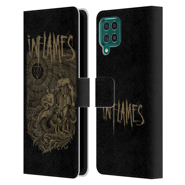In Flames Metal Grunge Adventures Leather Book Wallet Case Cover For Samsung Galaxy F62 (2021)
