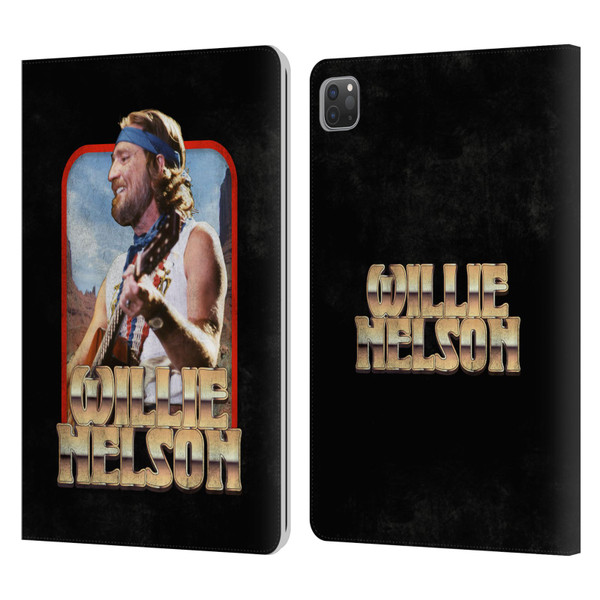 Willie Nelson Grunge Vintage Leather Book Wallet Case Cover For Apple iPad Pro 11 2020 / 2021 / 2022