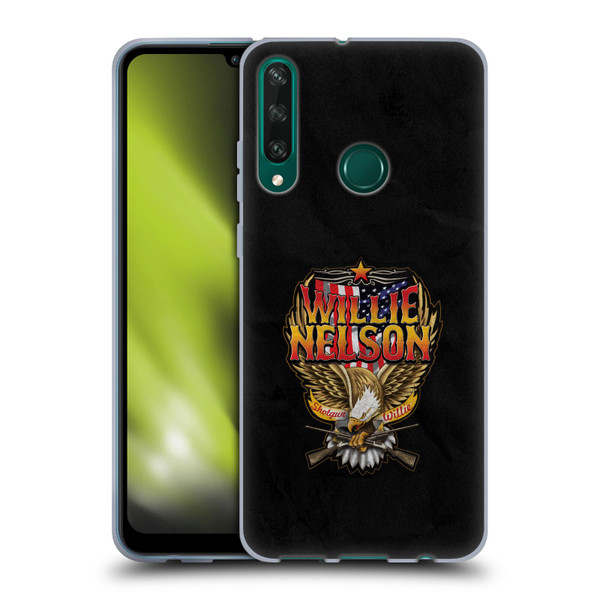 Willie Nelson Grunge Eagle Soft Gel Case for Huawei Y6p
