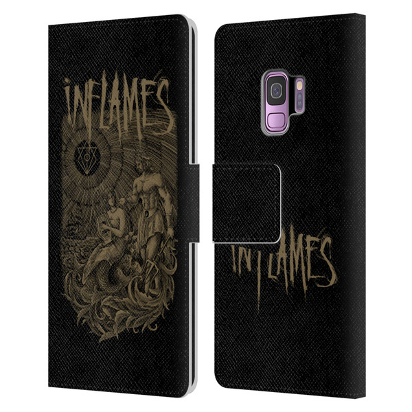 In Flames Metal Grunge Adventures Leather Book Wallet Case Cover For Samsung Galaxy S9