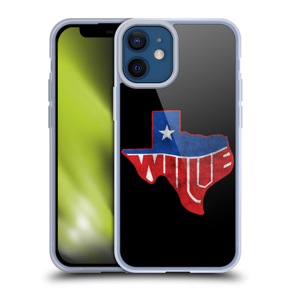 Willie Nelson Grunge Texas Soft Gel Case for Apple iPhone 12 Mini