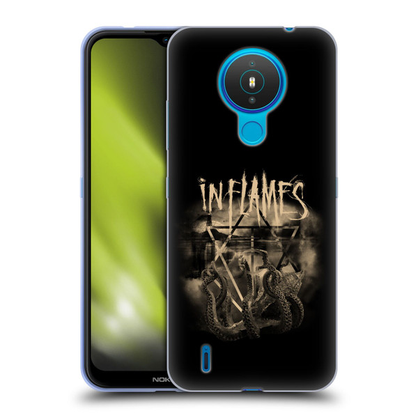 In Flames Metal Grunge Octoflames Soft Gel Case for Nokia 1.4