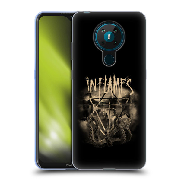 In Flames Metal Grunge Octoflames Soft Gel Case for Nokia 5.3