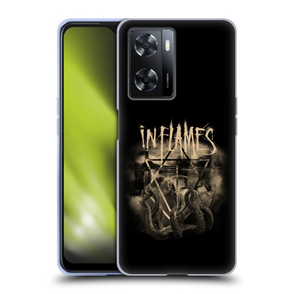 In Flames Metal Grunge Octoflames Soft Gel Case for OPPO A57s