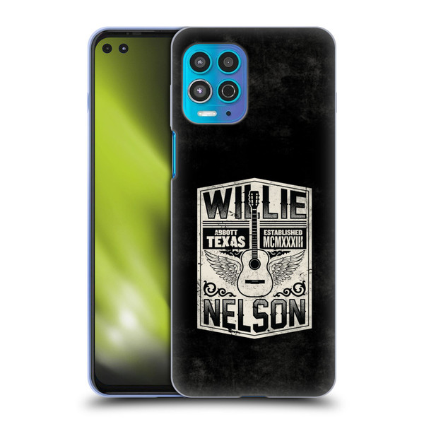 Willie Nelson Grunge Flying Guitar Soft Gel Case for Motorola Moto G100