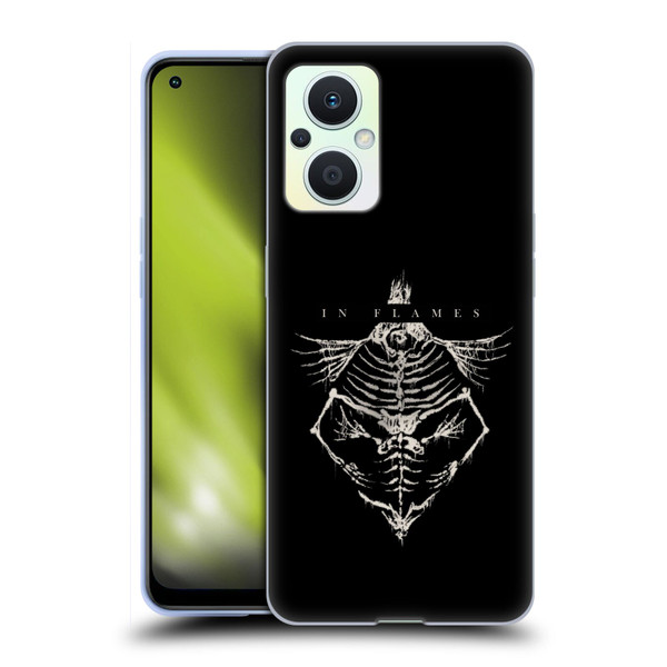 In Flames Metal Grunge Jesterhead Bones Soft Gel Case for OPPO Reno8 Lite