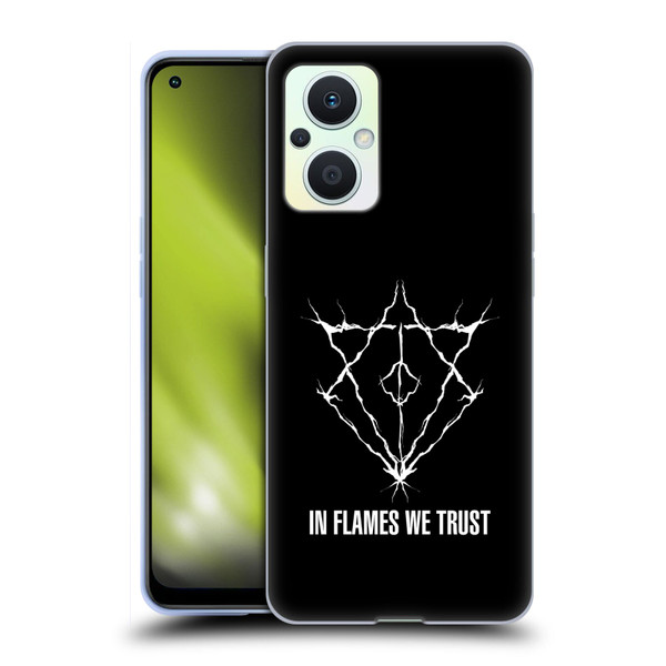 In Flames Metal Grunge Jesterhead Logo Soft Gel Case for OPPO Reno8 Lite