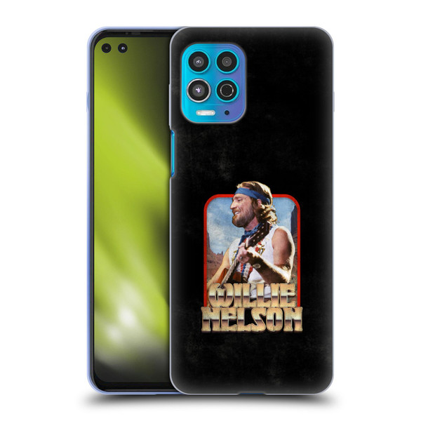 Willie Nelson Grunge Vintage Soft Gel Case for Motorola Moto G100