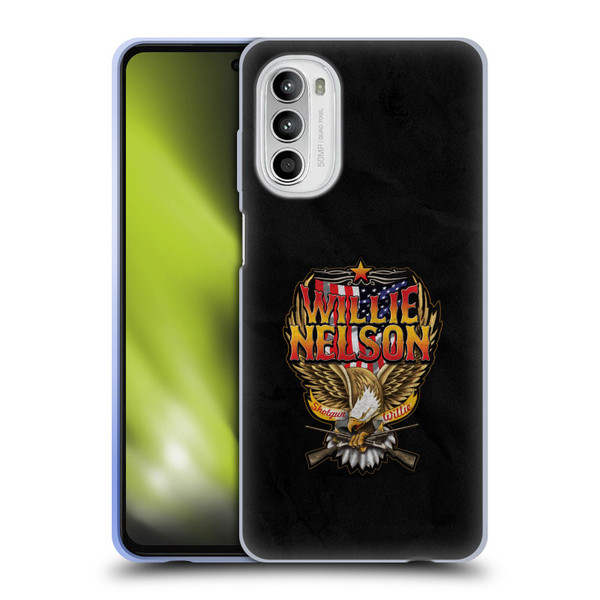 Willie Nelson Grunge Eagle Soft Gel Case for Motorola Moto G52