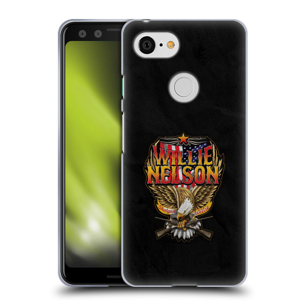 Willie Nelson Grunge Eagle Soft Gel Case for Google Pixel 3