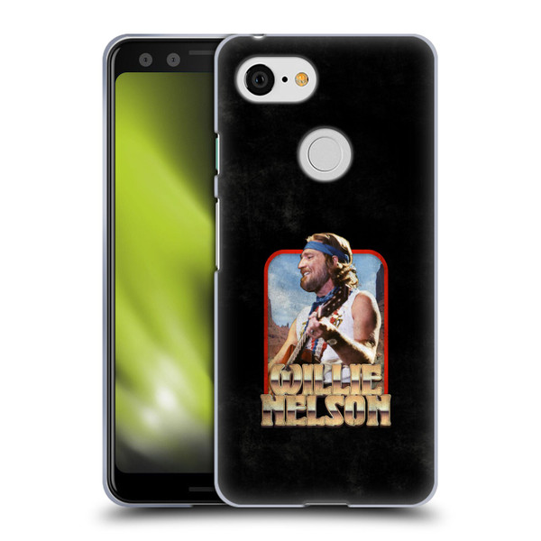 Willie Nelson Grunge Vintage Soft Gel Case for Google Pixel 3