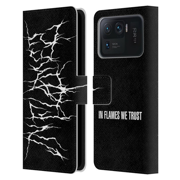 In Flames Metal Grunge Metal Logo Leather Book Wallet Case Cover For Xiaomi Mi 11 Ultra