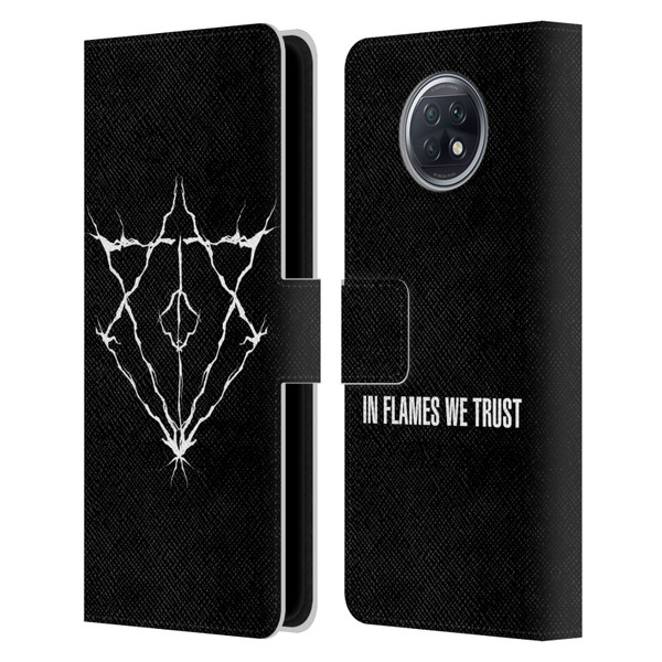 In Flames Metal Grunge Jesterhead Logo Leather Book Wallet Case Cover For Xiaomi Redmi Note 9T 5G