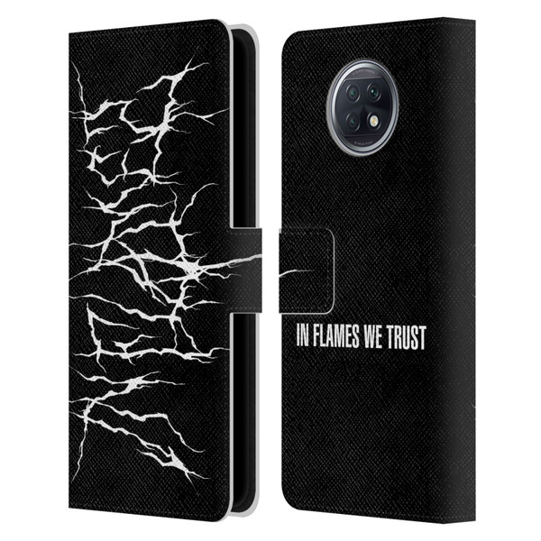 In Flames Metal Grunge Metal Logo Leather Book Wallet Case Cover For Xiaomi Redmi Note 9T 5G
