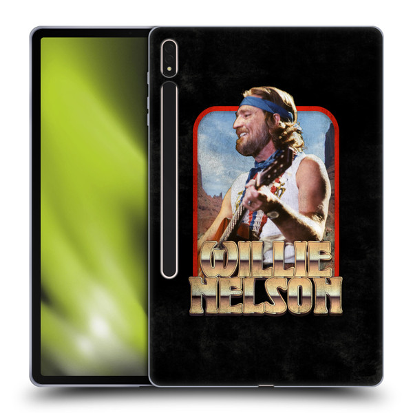 Willie Nelson Grunge Vintage Soft Gel Case for Samsung Galaxy Tab S8 Plus