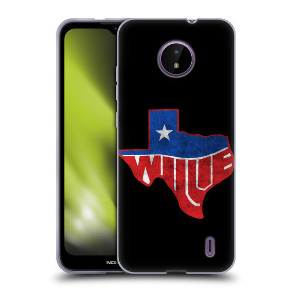 Willie Nelson Grunge Texas Soft Gel Case for Nokia C10 / C20