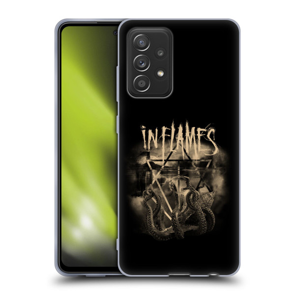 In Flames Metal Grunge Octoflames Soft Gel Case for Samsung Galaxy A52 / A52s / 5G (2021)