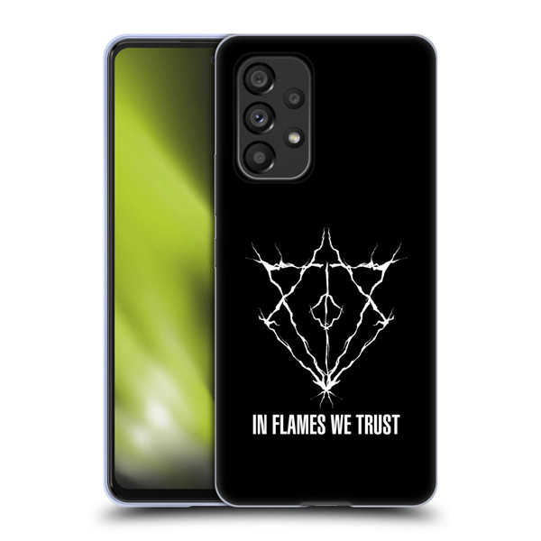 In Flames Metal Grunge Jesterhead Logo Soft Gel Case for Samsung Galaxy A53 5G (2022)