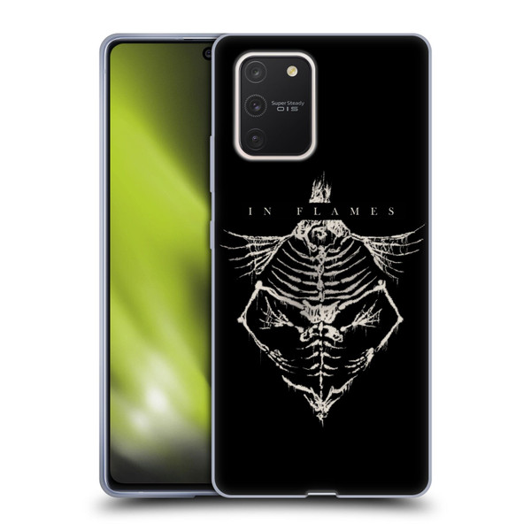 In Flames Metal Grunge Jesterhead Bones Soft Gel Case for Samsung Galaxy S10 Lite