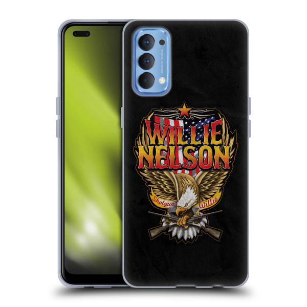 Willie Nelson Grunge Eagle Soft Gel Case for OPPO Reno 4 5G