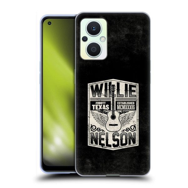 Willie Nelson Grunge Flying Guitar Soft Gel Case for OPPO Reno8 Lite