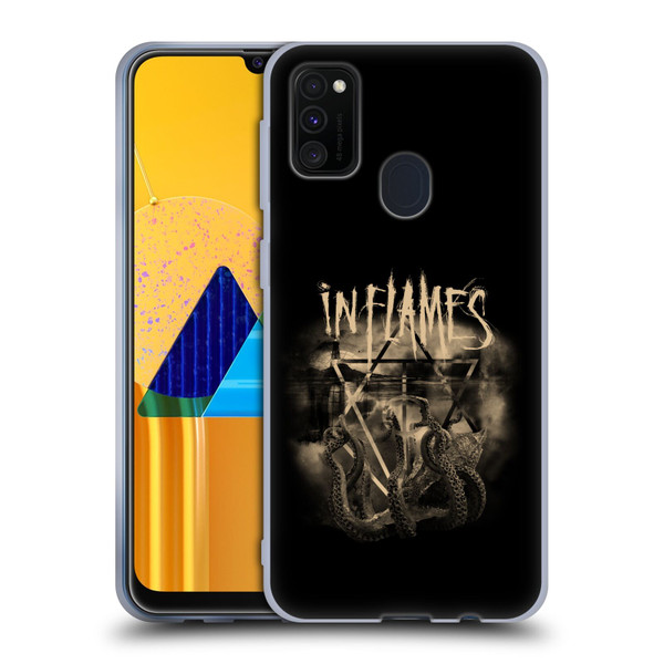 In Flames Metal Grunge Octoflames Soft Gel Case for Samsung Galaxy M30s (2019)/M21 (2020)