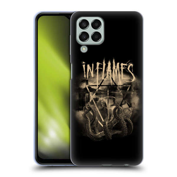 In Flames Metal Grunge Octoflames Soft Gel Case for Samsung Galaxy M33 (2022)