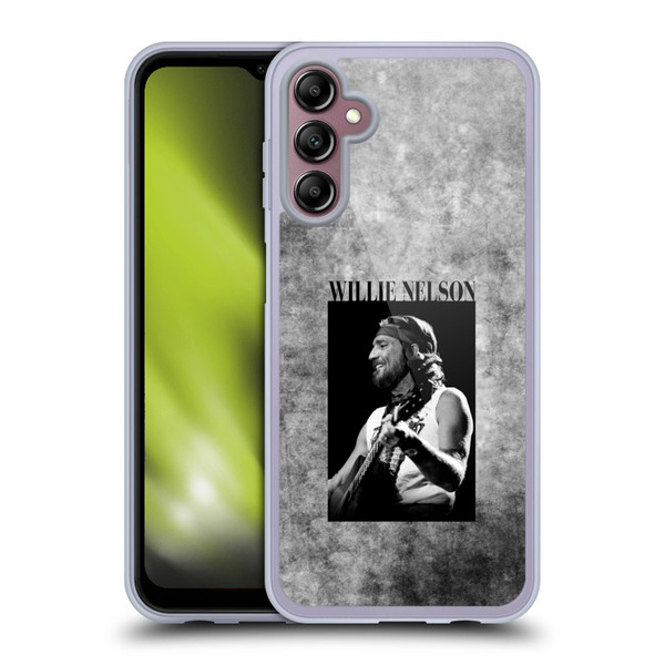 Willie Nelson Grunge Black And White Soft Gel Case for Samsung Galaxy A14 5G
