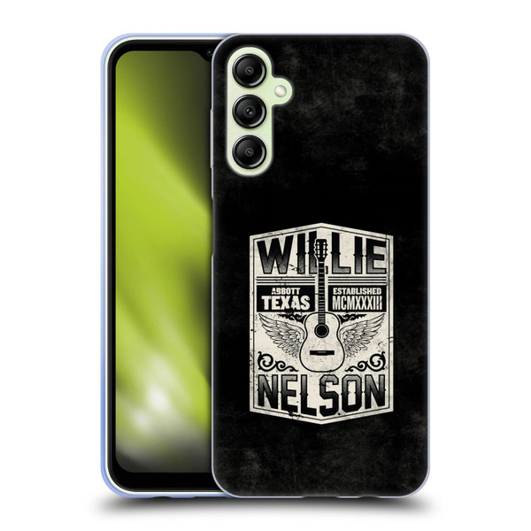 Willie Nelson Grunge Flying Guitar Soft Gel Case for Samsung Galaxy A14 5G