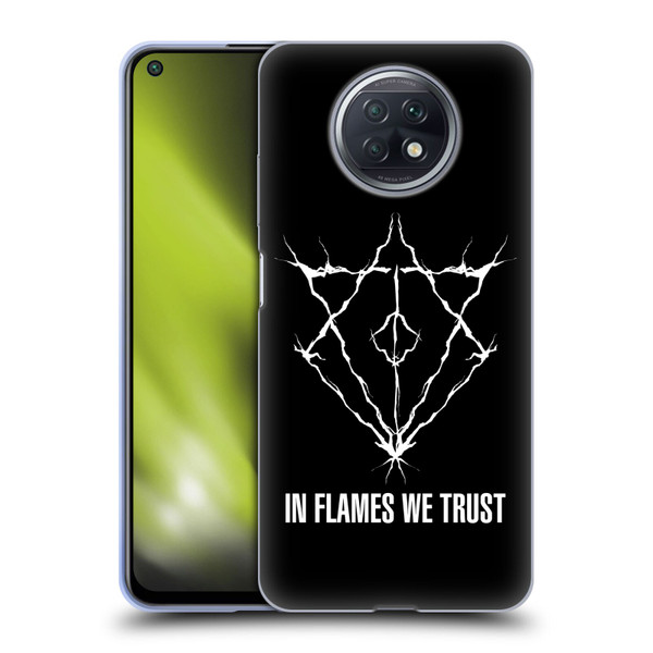In Flames Metal Grunge Jesterhead Logo Soft Gel Case for Xiaomi Redmi Note 9T 5G